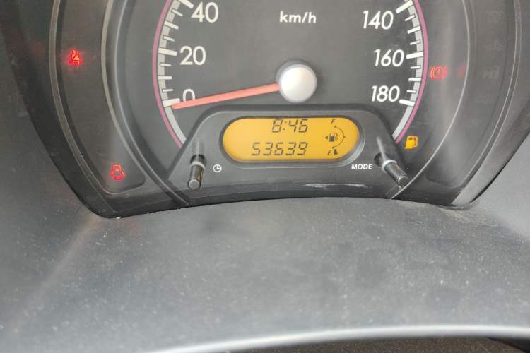 Used Suzuki Alto 2013 1.0L Manual Utility Model Odometer Close Up
