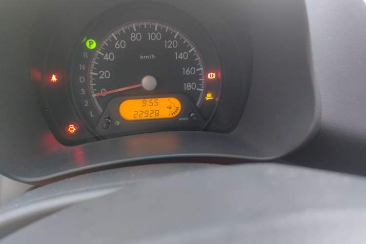 Used Suzuki Alto 2013 1.0L Automatic Luxury Model Odometer Close Up