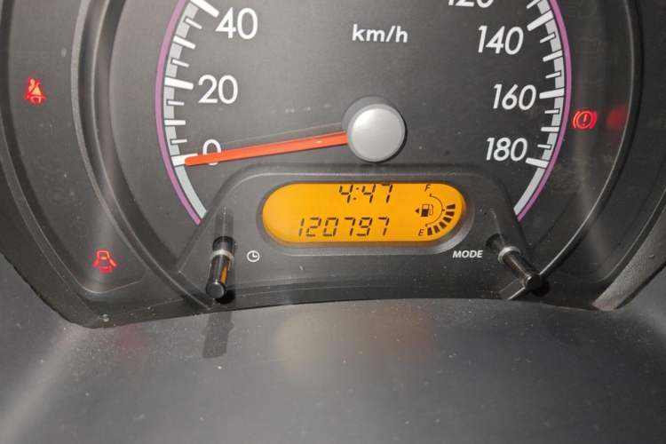 Used Suzuki Alto 2013 1.0L Manual Luxury Model Odometer Close Up