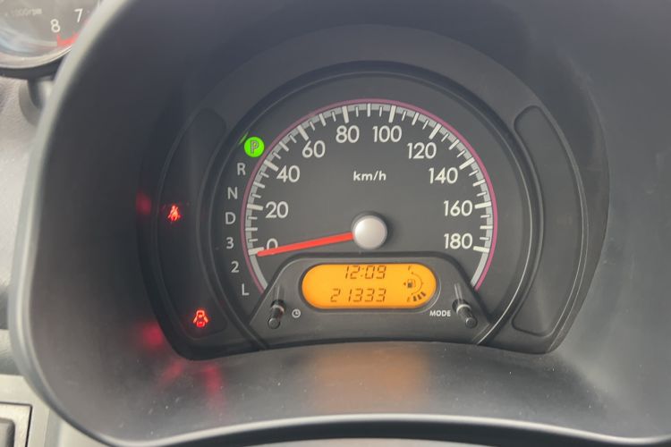 Used Suzuki Alto 2013 1.0L Automatic Luxury Model Odometer Close Up