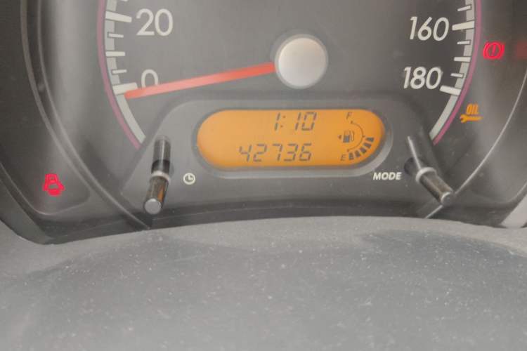 Used Suzuki Alto 2013 1.0L Manual Luxury Model Odometer Close Up