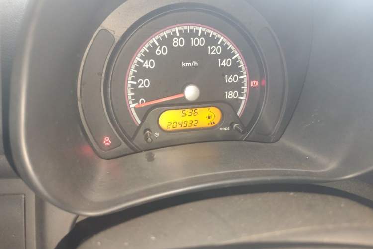 Used Suzuki Alto 2013 1.0L Manual Utility Model Odometer Close Up