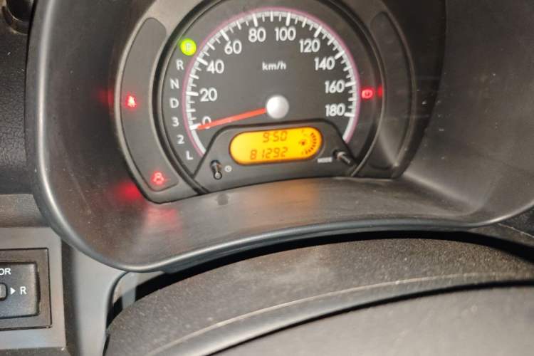 Used Suzuki Alto 2013 1.0L Automatic Luxury Model Odometer Close Up
