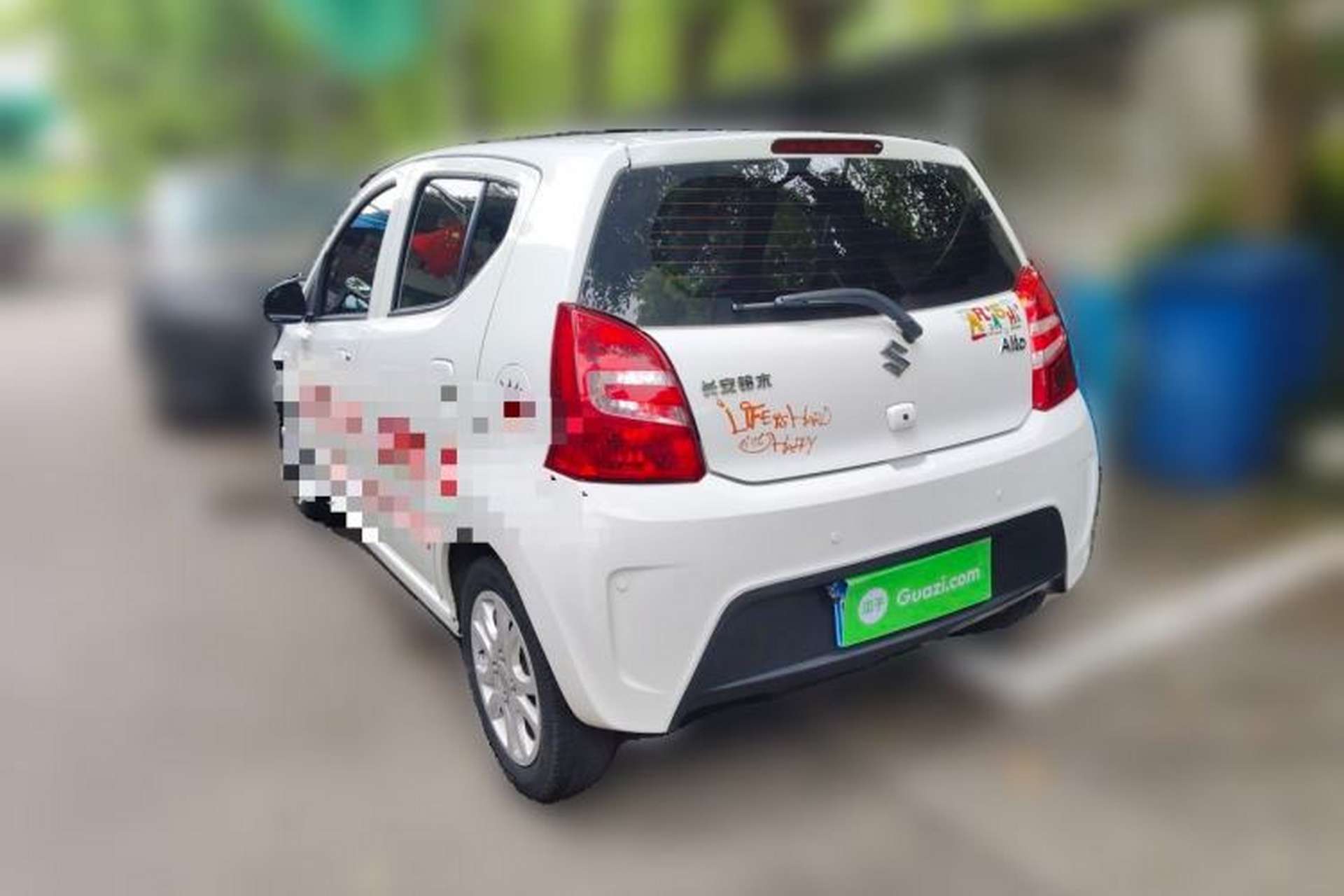 Used Suzuki Alto 2013 1.0L Automatic Luxury Model Rear Left 45 Deg