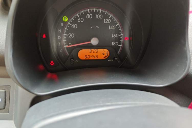 Used Suzuki Alto 2013 1.0L Automatic Luxury Model Odometer Close Up