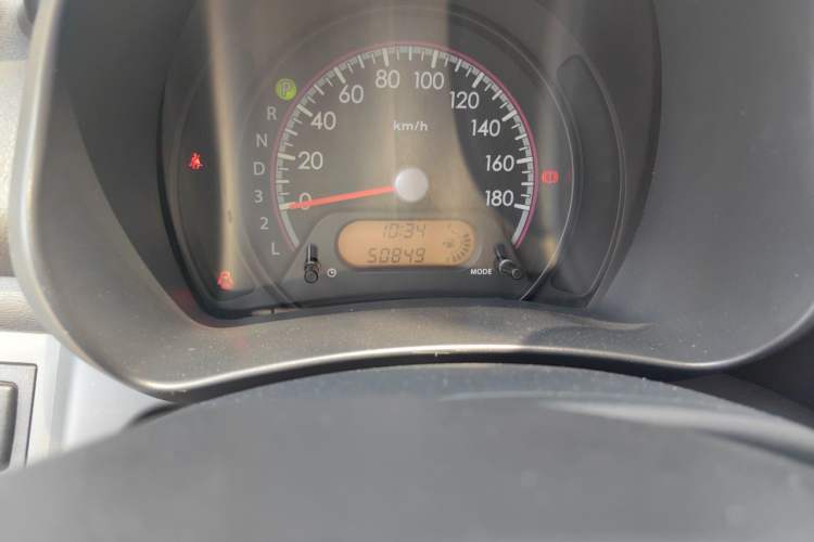 Used Suzuki Alto 2013 1.0L Automatic Luxury Model Odometer Close Up