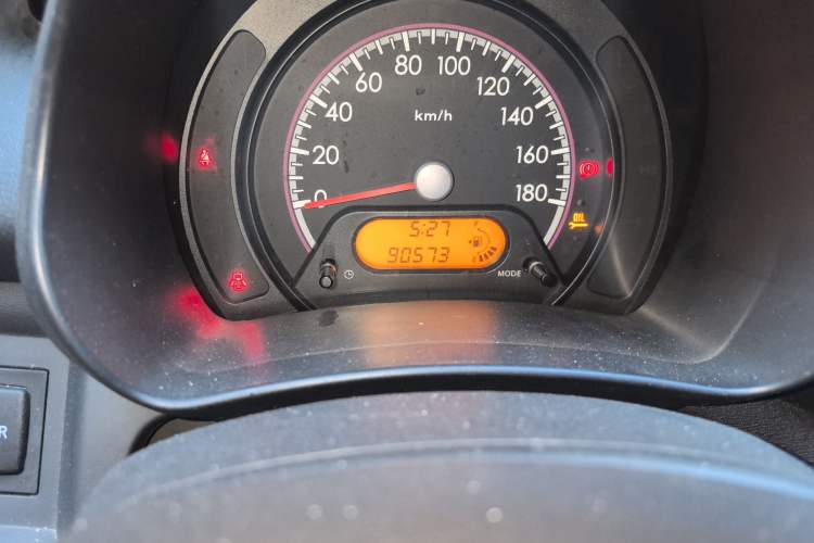 Used Suzuki Alto 2013 1.0L Manual Comfort Version Odometer Close Up