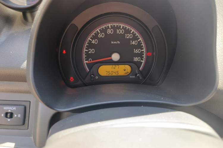 Used Suzuki Alto 2015 1.0L Manual Limited Edition Odometer Close Up