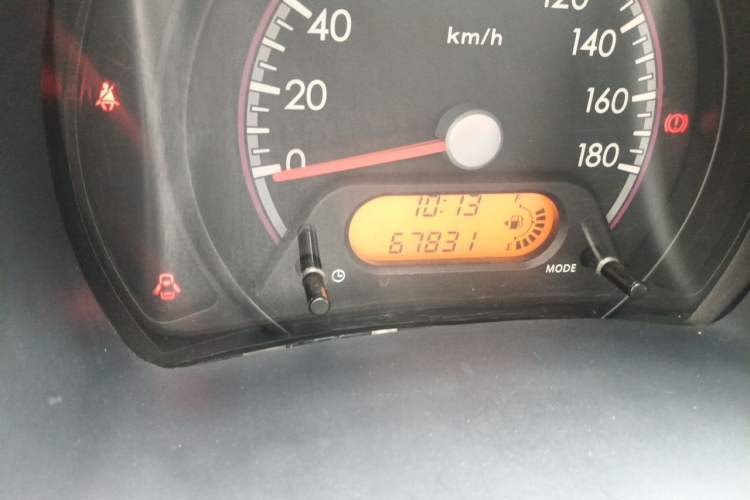 Used Suzuki Alto 2015 1.0L Manual Limited Edition Odometer Close Up