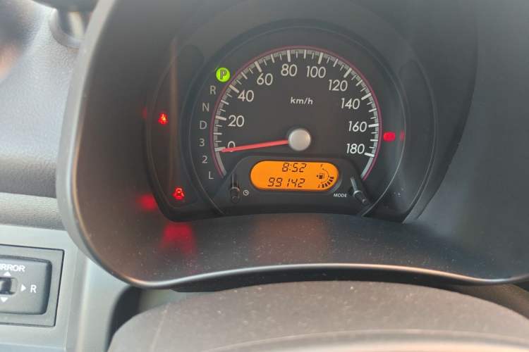 Used Suzuki Alto 2015 1.0L Automatic Limited Edition Odometer Close Up