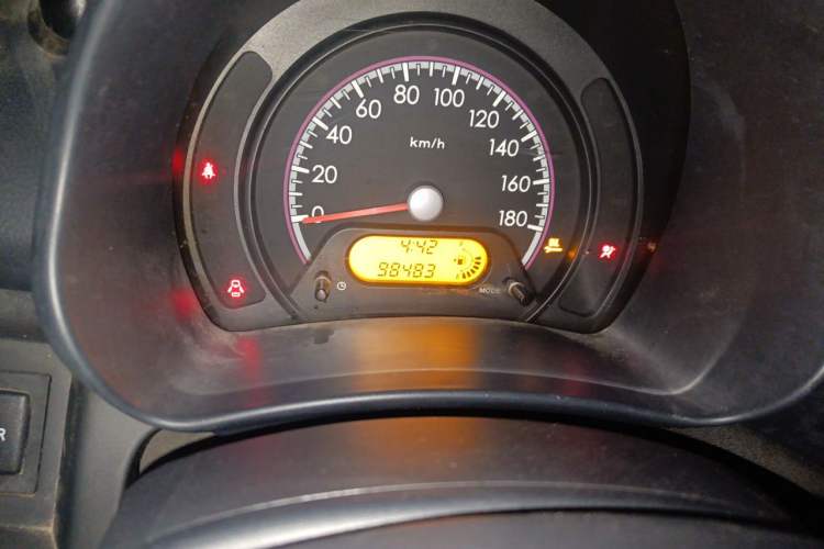 Used Suzuki Alto 2015 1.0L Manual Limited Edition Odometer Close Up
