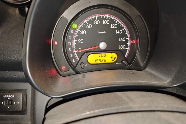 Used Suzuki Alto 2015 1.0L Automatic Limited Edition Odometer Close Up