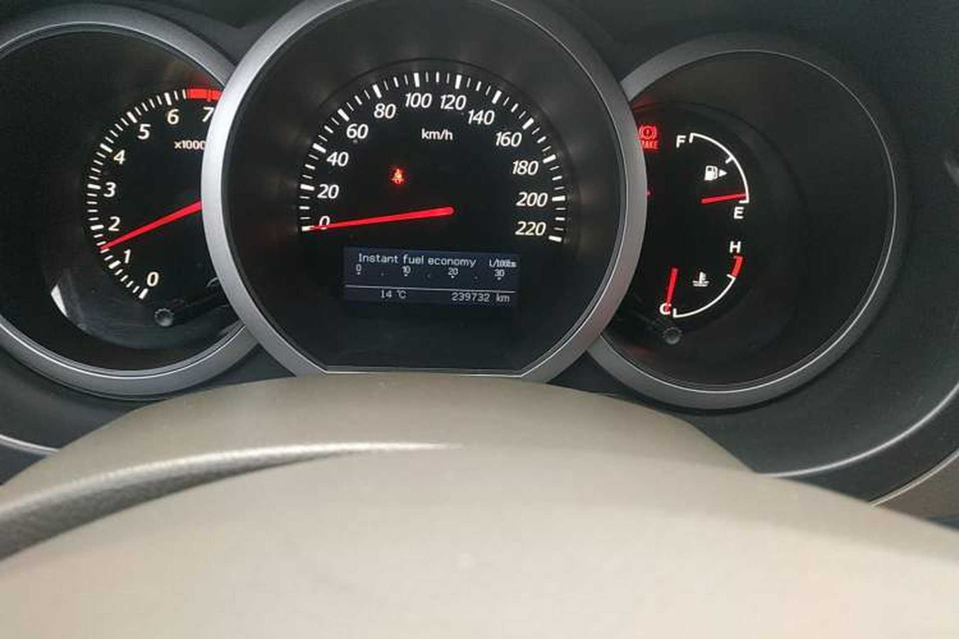 Used Suzuki Grand Vitara 2008 2.4 MT JLX-EL 5-Door Version Odometer Close Up