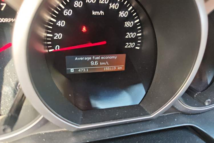 Used Suzuki Grand Vitara 2012 2.4L MT Luxury Navigation 5-Door Version Odometer Close Up