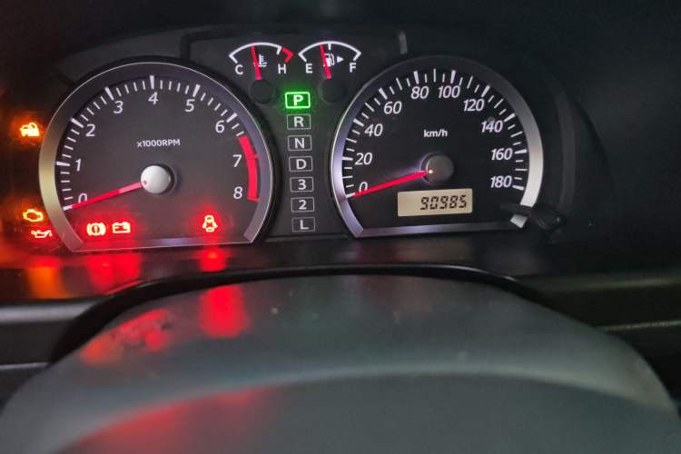 Used Suzuki Jimny 2012 1.3 AT JLX Odometer Close Up