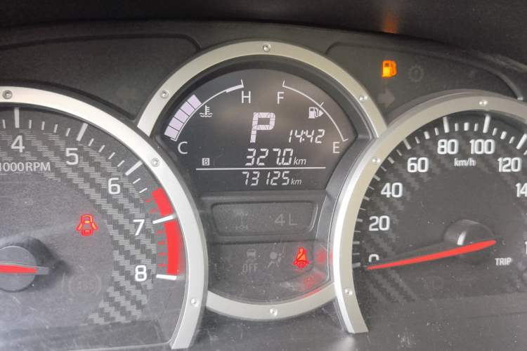 Used Suzuki Jimny 2015 1.3 AT JLX Odometer Close Up