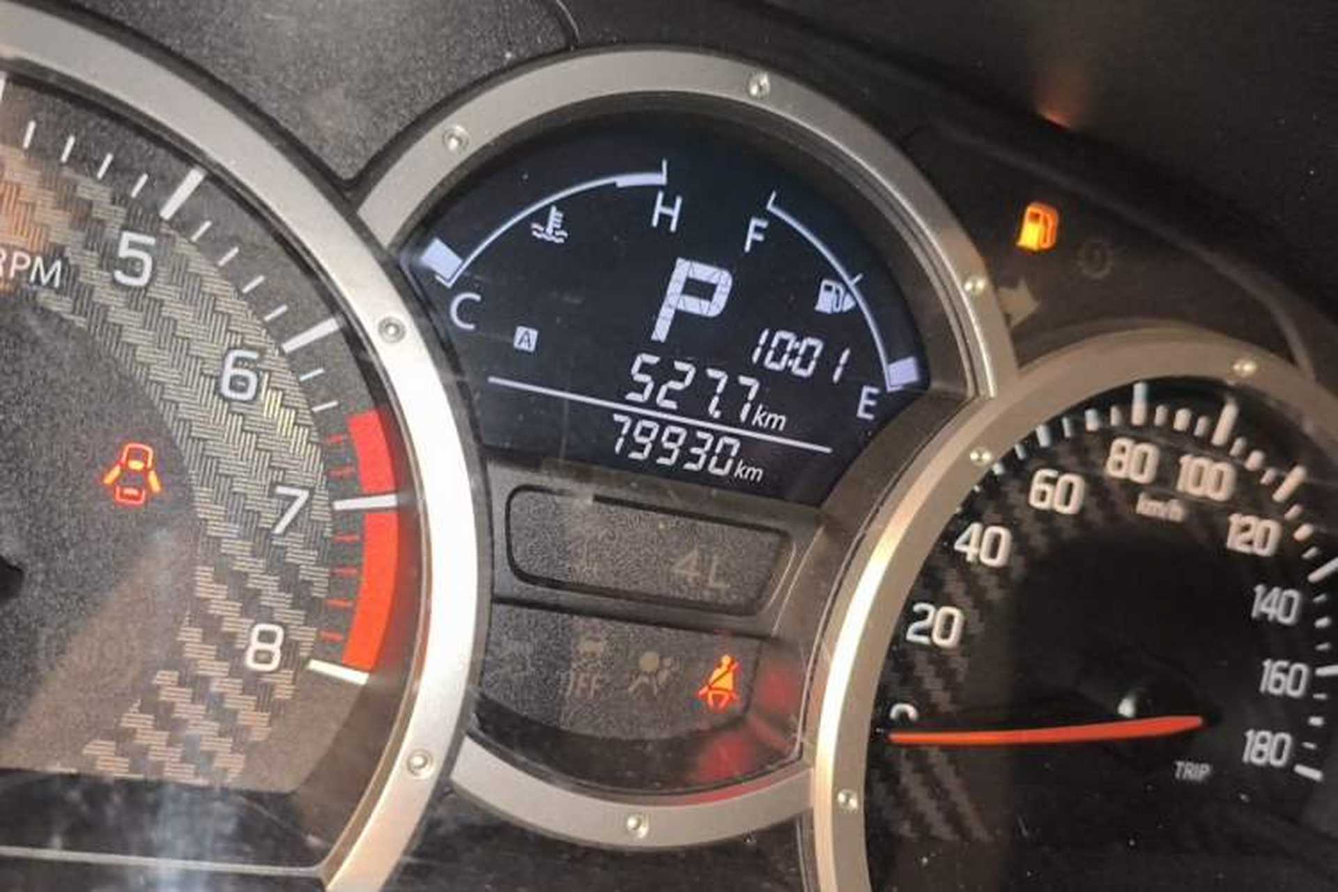 Used Suzuki Jimny 2015 1.3 AT JLX Odometer Close Up