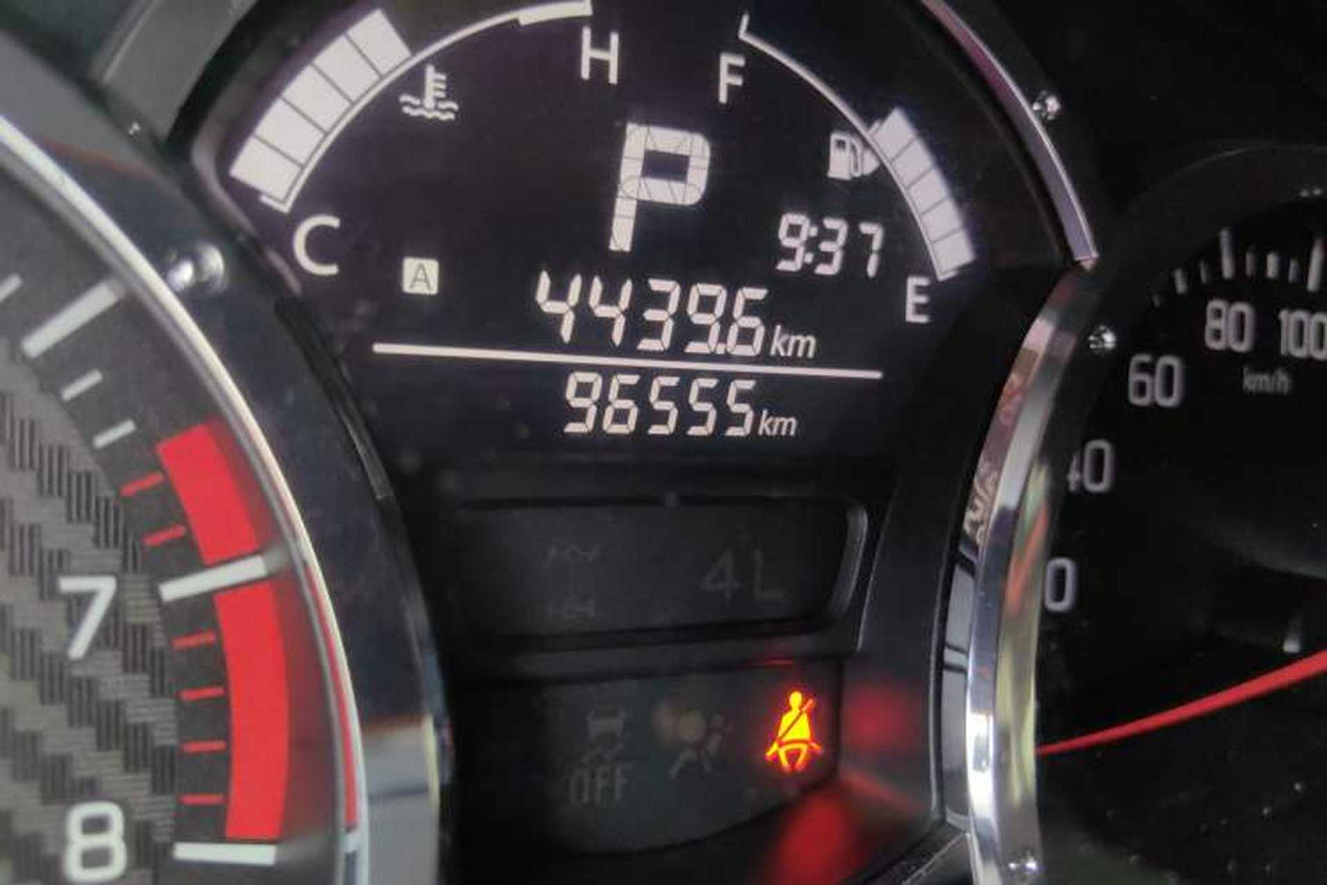Used Suzuki Jimny 2015 1.3 AT Mode3 Navigation Edition Odometer Close Up