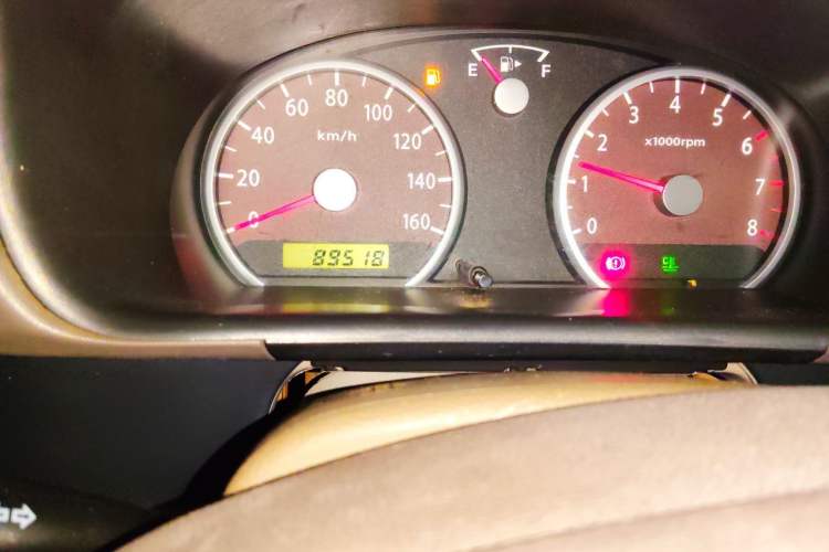 Used Suzuki Landy 2009 1.4L Manual Comfort Version Sunlight Edition Odometer Close Up