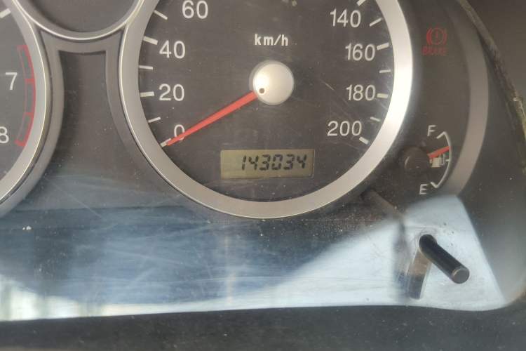 Used Suzuki Liana 2011 A+ Hatchback 1.4L Manual Standard Model Odometer Close Up