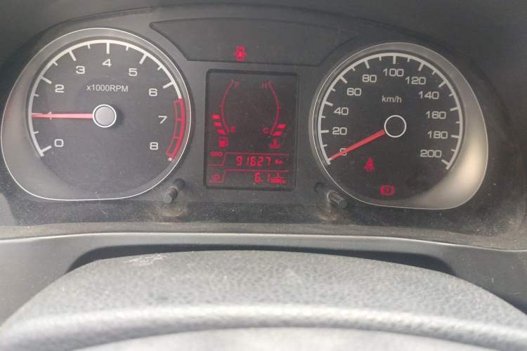 Used Suzuki Liana 2012 Hatchback 1.4 VVT Manual Ultra-Luxury Model Odometer Close Up