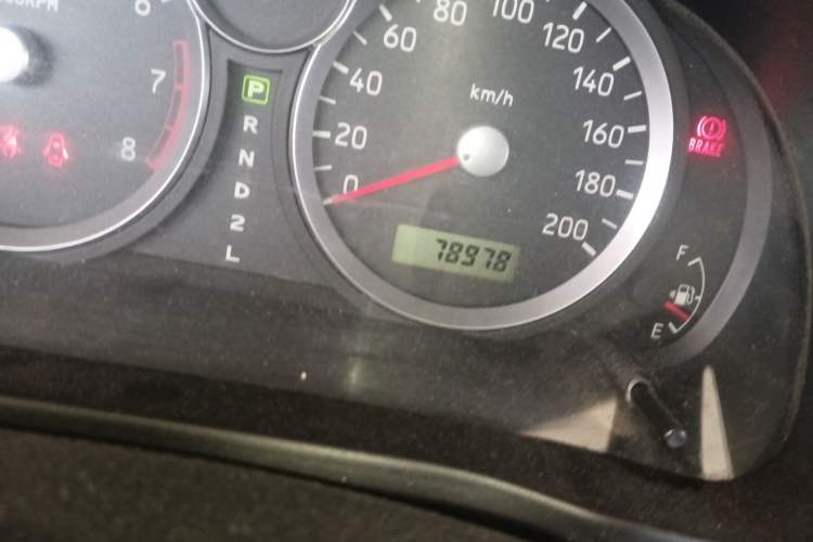 Used Suzuki Liana 2012 Hatchback 1.6L Automatic Special Edition Odometer Close Up