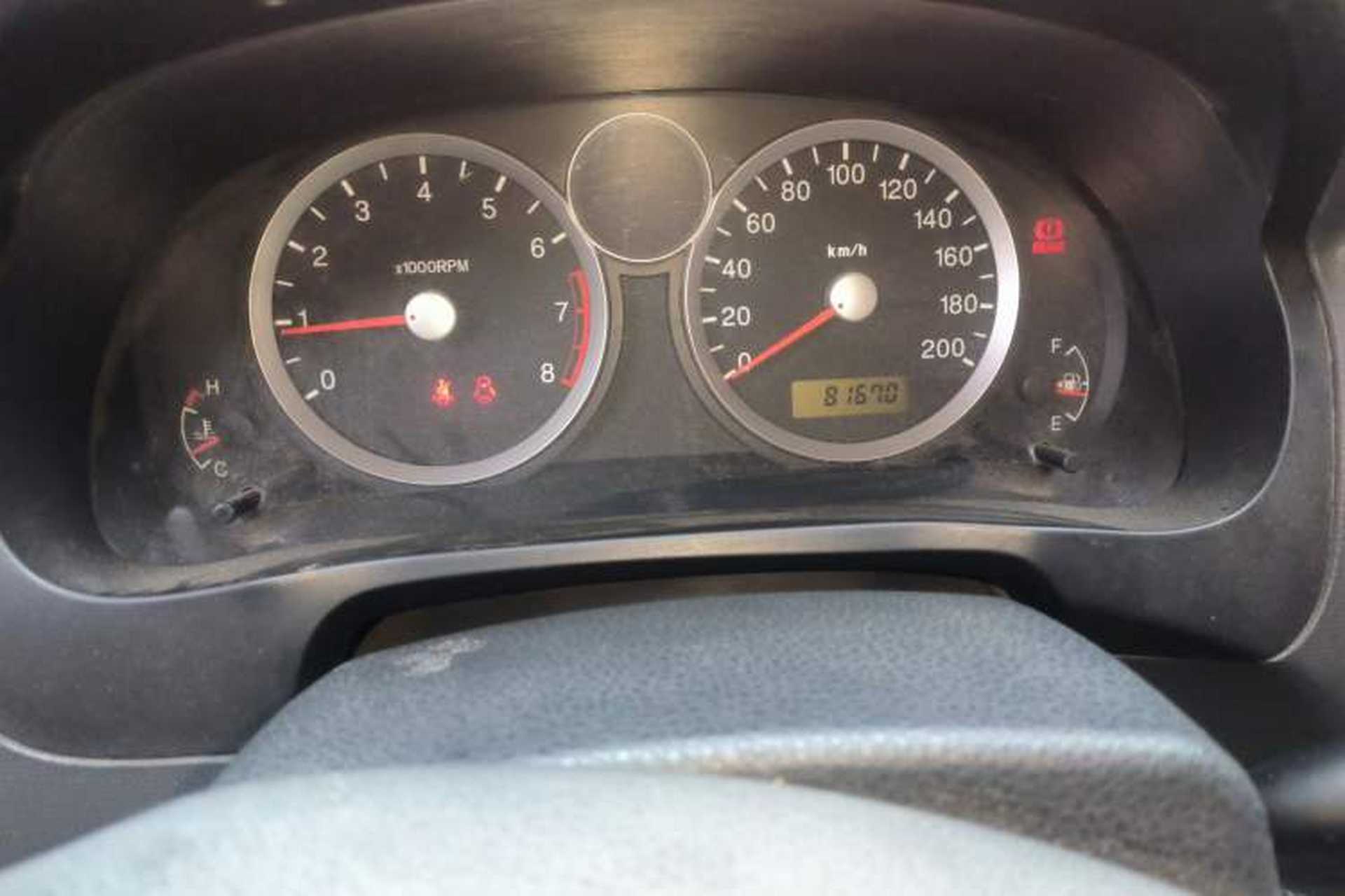 Used Suzuki Liana 2012 Hatchback 1.4 VVT Manual Comfort Model Odometer Close Up