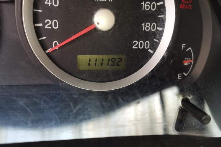 Used Suzuki Liana 2012 Hatchback 1.4 VVT Manual Comfort Model Odometer Close Up