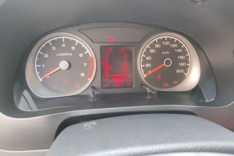Used Suzuki Liana 2012 Hatchback 1.4 VVT Manual Luxury Model Odometer Close Up