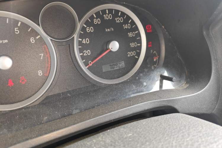 Used Suzuki Liana 2013 Hatchback 1.4L Manual Standard Model A Odometer Close Up