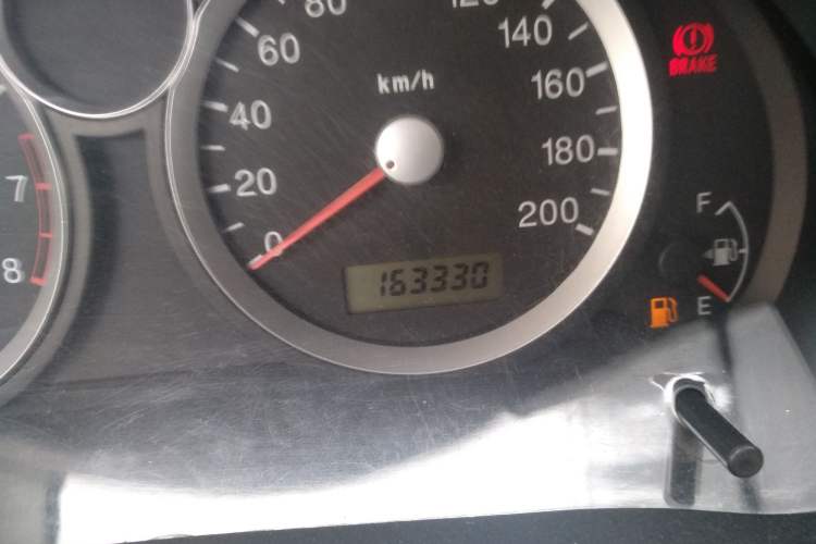 Used Suzuki Liana 2013 Hatchback 1.4L Manual Standard Model A Odometer Close Up