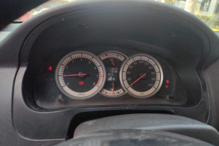 Used Suzuki Liana A6 2014 Hatchback 1.4L Manual Enjoyment Model Odometer Close Up