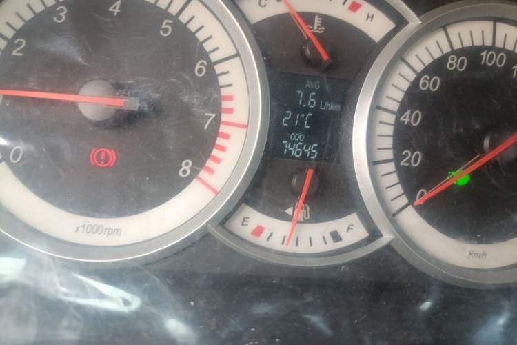 Used Suzuki Liana A6 2014 Hatchback 1.4L Manual Ideal Model Odometer Close Up