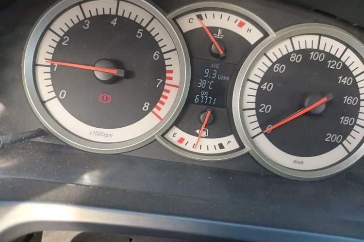 Used Suzuki Liana A6 2014 Hatchback 1.4L Manual Enjoyment Model Odometer Close Up