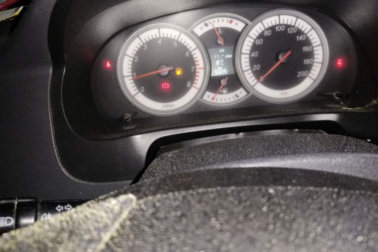 Used Suzuki Liana A6 2014 Sedan 1.4L Manual Happiness Edition Odometer Close Up