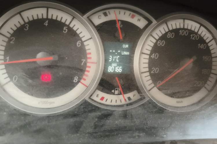 Used Suzuki Liana A6 2014 Hatchback 1.4L Manual Enjoyment Model Odometer Close Up