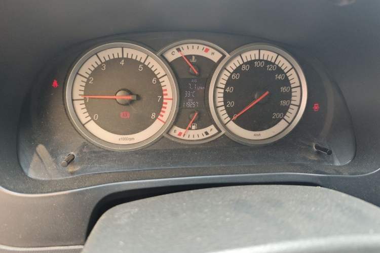 Used Suzuki Liana A6 2014 Hatchback 1.4L Manual Enjoyment Model Odometer Close Up