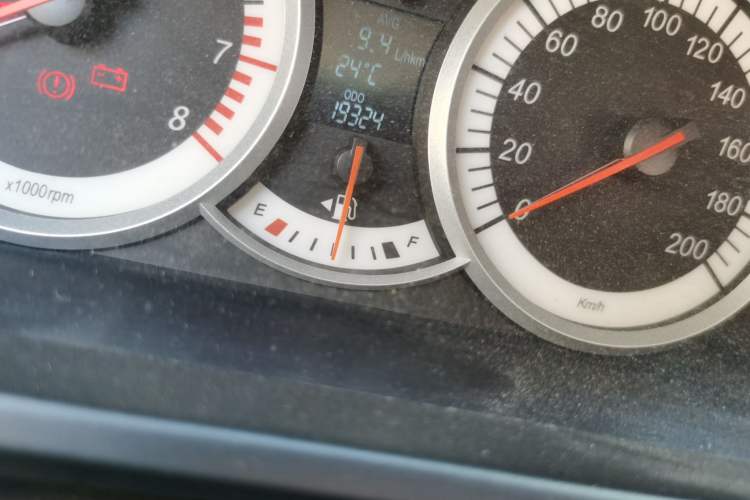 Used Suzuki Liana A6 2014 Sedan 1.4L Manual Enjoyment Model Odometer Close Up