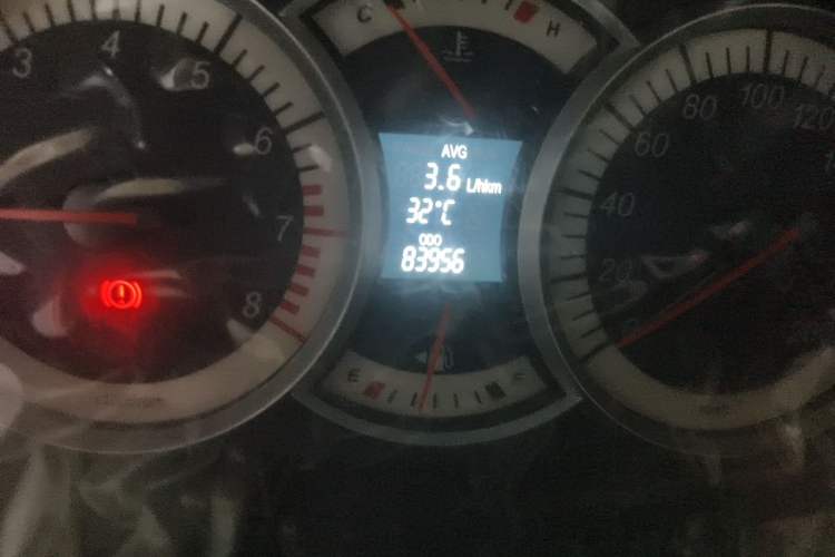 Used Suzuki Liana A6 2014 Hatchback 1.4L Manual Enjoyment Model Odometer Close Up
