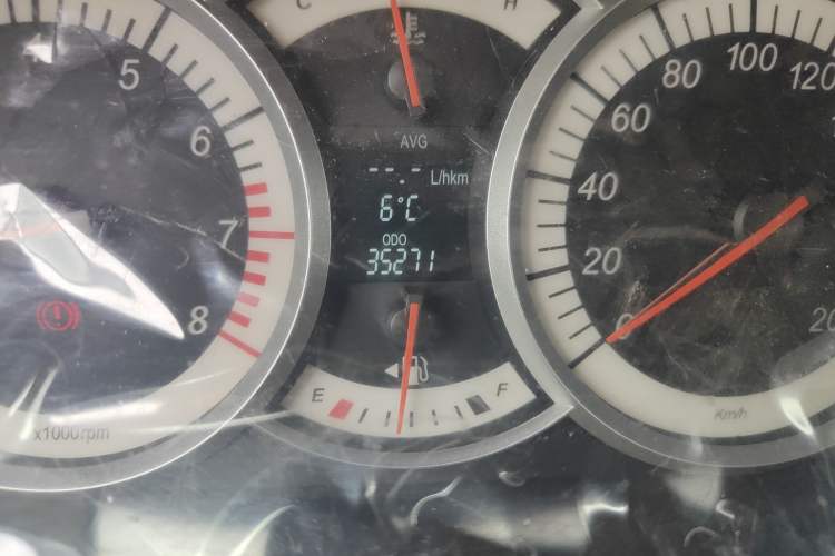 Used Suzuki Liana A6 2014 Sedan 1.4L Manual Enjoyment Model Odometer Close Up