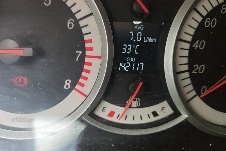 Used Suzuki Liana A6 2014 Hatchback 1.4L Manual Happiness Edition Odometer Close Up