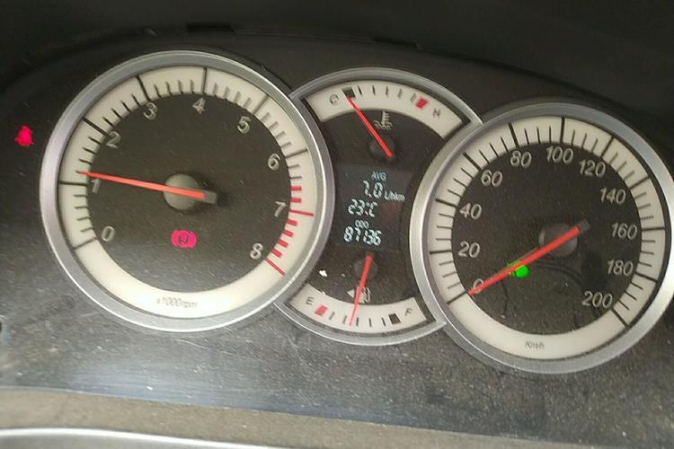 Used Suzuki Liana A6 2014 Hatchback 1.4L Manual Ideal Model Odometer Close Up