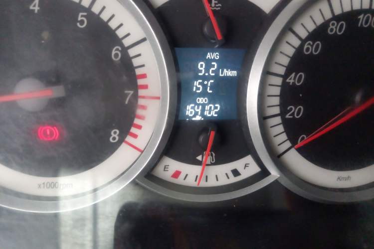 Used Suzuki Liana A6 2014 Hatchback 1.4L Manual Happiness Edition Odometer Close Up