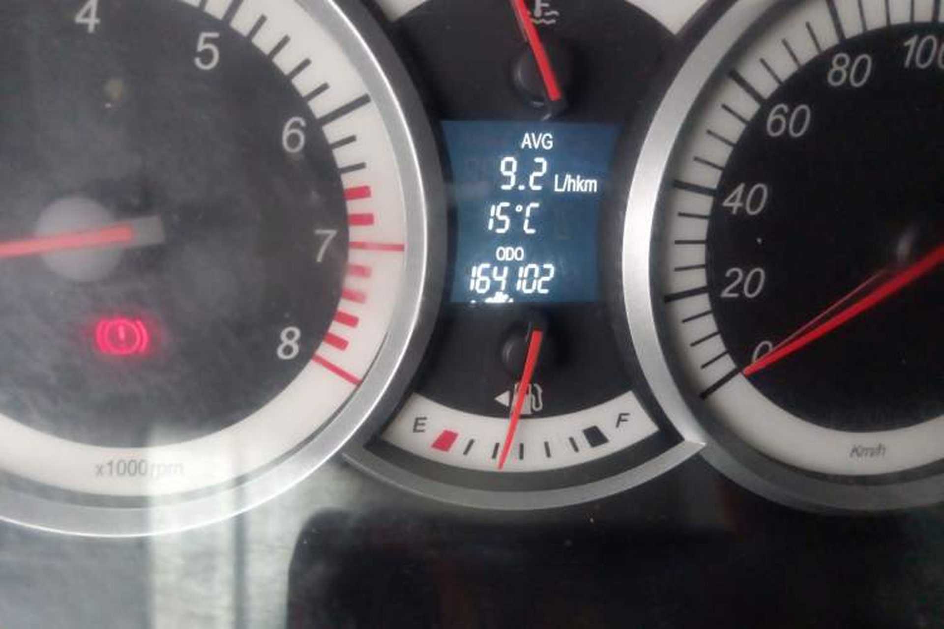 Used Suzuki Liana A6 2014 Hatchback 1.4L Manual Happiness Edition Odometer Close Up