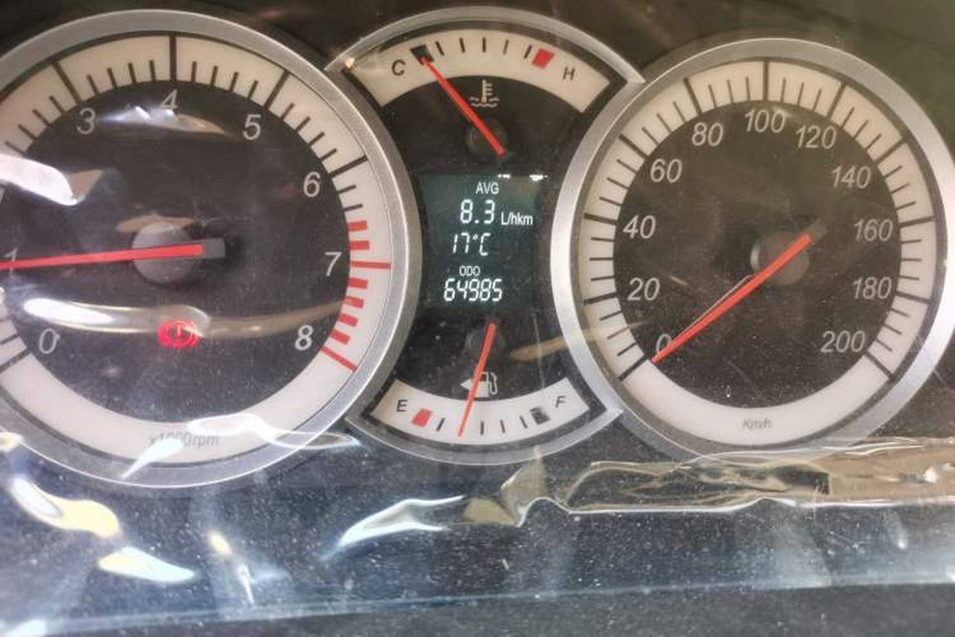 Used Suzuki Liana A6 2014 Hatchback 1.4L Manual Enjoyment Model Odometer Close Up