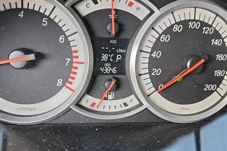 Used Suzuki Liana A6 2014 Hatchback 1.5L Automatic Ideal Model Odometer Close Up