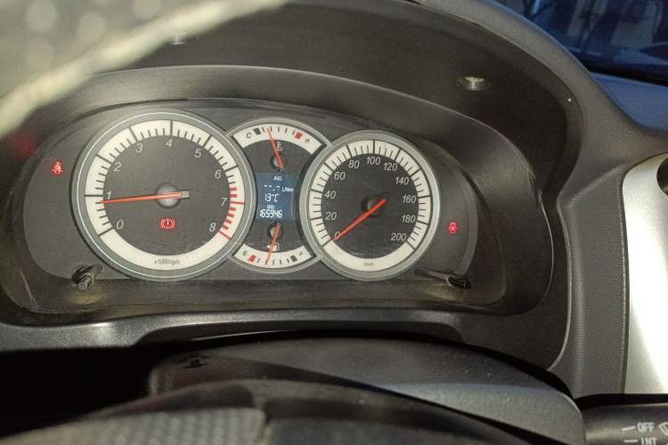Used Suzuki Liana A6 2014 Hatchback 1.4L Manual Enjoyment Model Odometer Close Up
