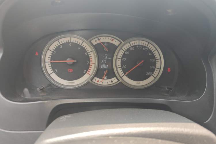 Used Suzuki Liana A6 2014 Hatchback 1.4L Manual Enjoyment Model Odometer Close Up