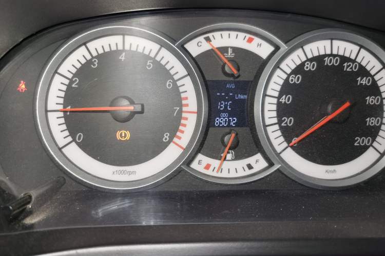 Used Suzuki Liana A6 2015 Hatchback 1.4L Manual Enjoyment Model Odometer Close Up