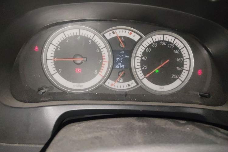 Used Suzuki Liana A6 2015 Hatchback 1.4L Manual Enjoyment Model Odometer Close Up
